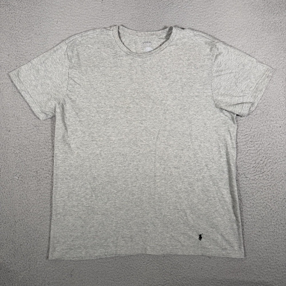Polo Ralph Lauren Shirt Mens Large Gray 100% Cotton Classic Fit Pony Preppy Logo